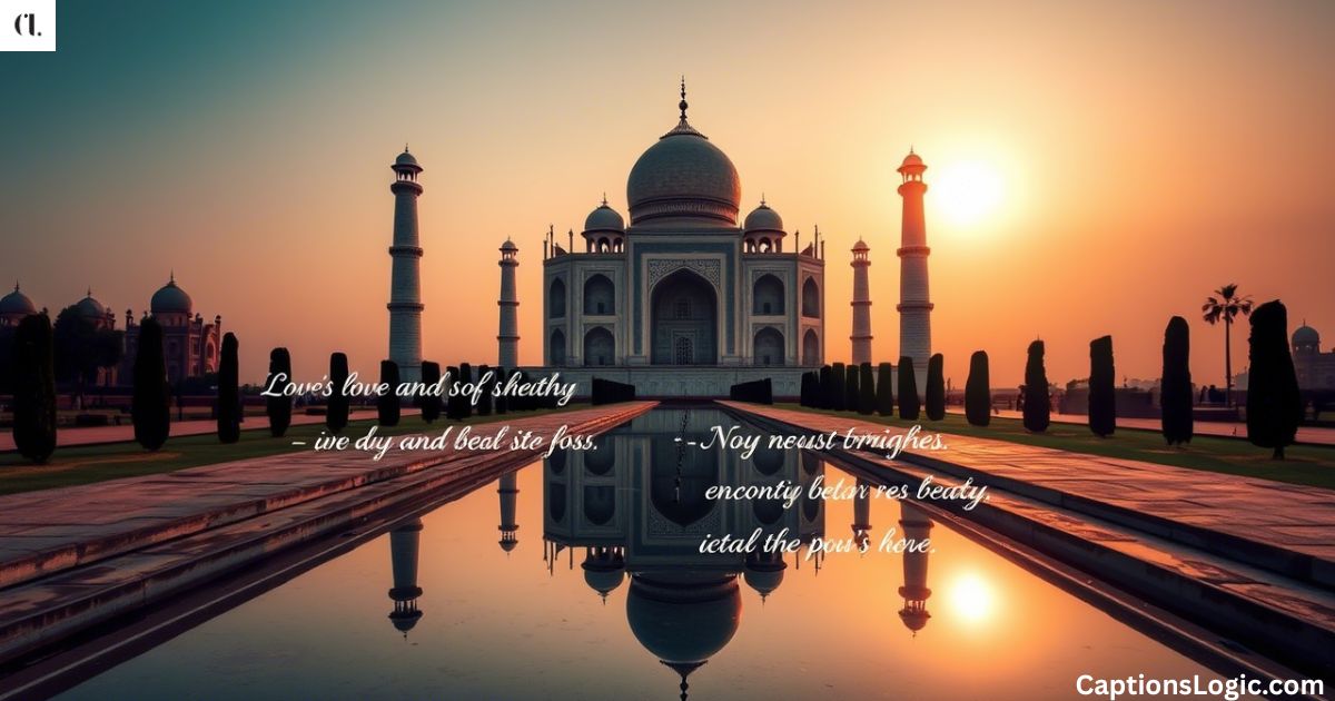 120+ Taj Mahal Captions Instagram to Inspire