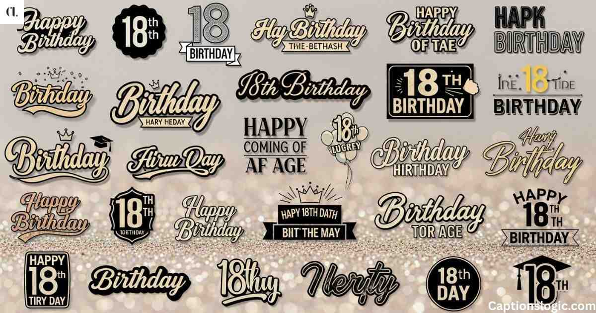 220+ 18th Birthday Captions to Celebrate Adulthood in Style