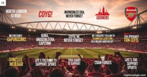 180+ Gooner Captions for Instagram Every Arsenal Fan Will Love