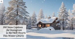 180 Snow Captions for Instagram to Melt Hearts This Winter (2025)