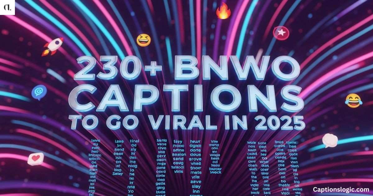 230+ BNWO Captions to Go Viral in 2025