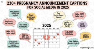 230+ Pregnancy Announcement Captions for Social Media in 2025