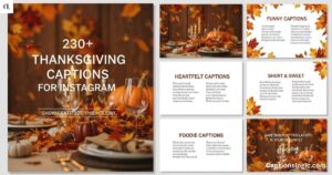 230+ Thanksgiving Captions for Instagram to Show Gratitude This Holiday