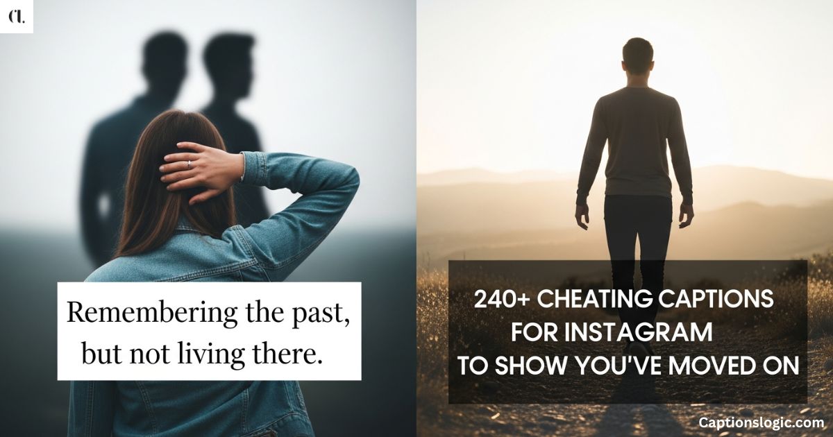 240+ Cheating Captions for Instagram to Show You’ve Moved On