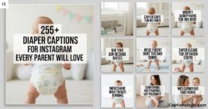 255+ Diaper Captions for Instagram Every Parent Will Love
